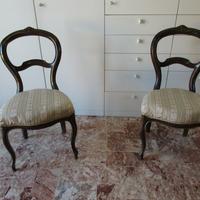 Coppia Sedie da camera Antiche '800