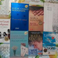 Nr. 7 libri di narrativa rosa (tot. € 14)