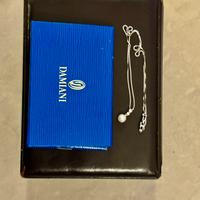 Parure DAMIANI Oro Bianco e Perle - Garanzia -