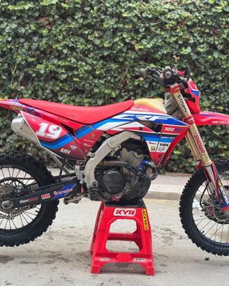 Honda RMH 300 RX Red moto