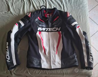 Tuta Moto in Pelle Mtech Due Pezzi taglia 50