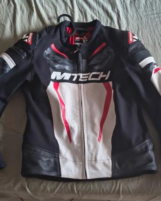 Tuta Moto in Pelle Mtech Due Pezzi taglia 50