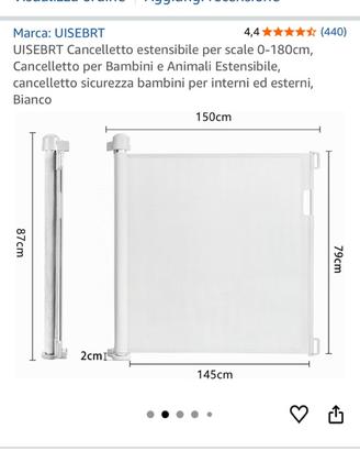 Cancelletto per animali/bambini