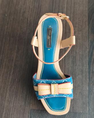 sandalo Louis Vuitton usato due volte plateau 