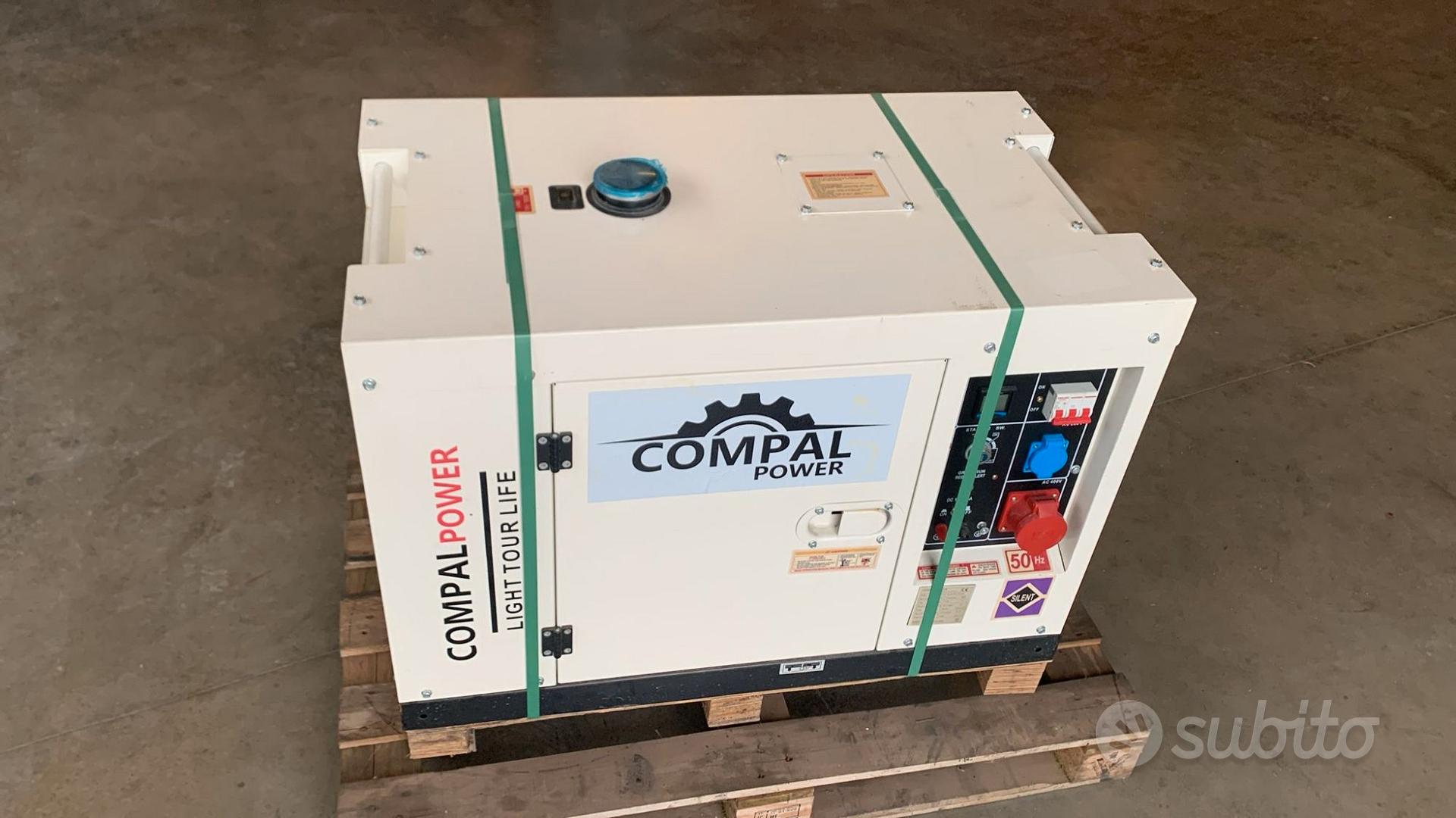 Generatore corrente diesel COMPAL POWER 10kW NUOVO - Giardino e Fai da ...