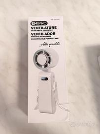 Mini ventilatore portabile con effetto ghiaccio