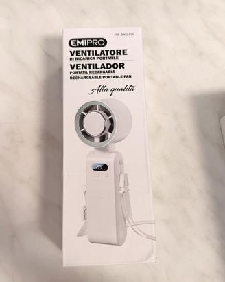 Mini ventilatore portabile con effetto ghiaccio