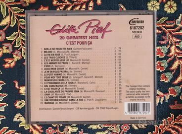Edith Piaf: 20 Greatest Hits - C'est pour ça