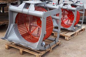 Benna vagliatrice escavatore 100/140 q.li