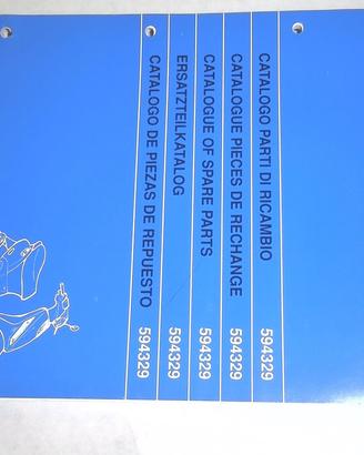 CATALOGO PARTI DI RICAMBIO ZIP 125 PIAGGIO 594329