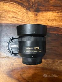 Nikon 35mm dx f/1.8 af-s