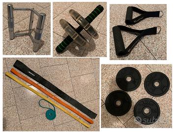 Dischi pesi manubri e bilancieri palestra