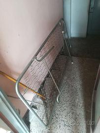 Rete letto singolo in acciaio