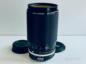 Nikon zoom Nikkor 35-200 f/3.5-4.5Ai-s perfetto