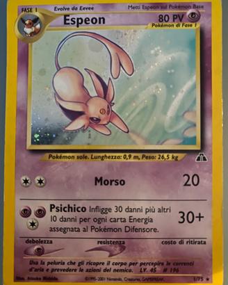 Espeon holo 1/75