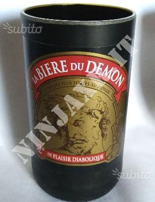 3 Bicchieri Tumbler artigianali Birra Du Demon