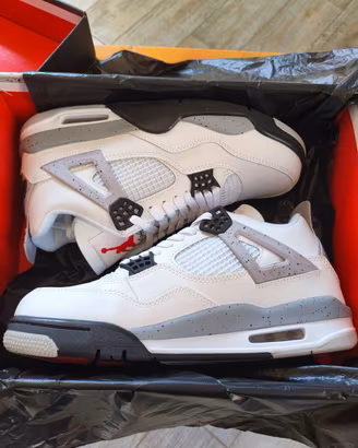 Air Jordan 4 Retro OG White Cement - Taglia 44 EU