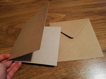 Cartoncino con buste