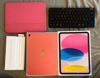 Ipad 2025 con apple pencil, con tastiera e cover