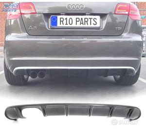 DIFFUSORE AUDI A3 8PA SPORTBACK 08-12 LOOK S3 DOPP
