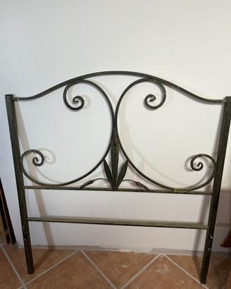 Testata Letto ferro battuto