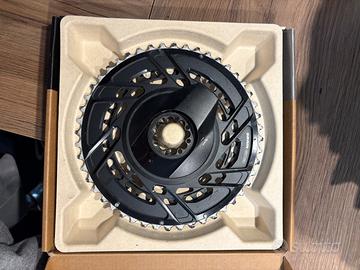 Corona SRAM Force AXS 48-35 con powermeter Quarq