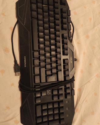 Tastiera Usb Gaming Asus Cerberus Led