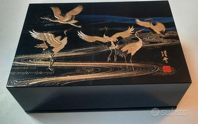 Scatola Laccata Giapponese Yamanaka Laquerware