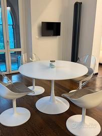 tavolo rotondo bianco
