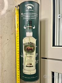 Tubo Porta Bottiglia Latta Żubrówka Bison Grass
