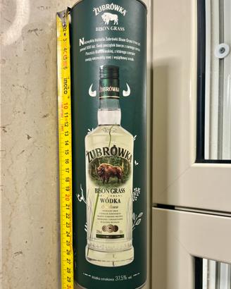 Tubo Porta Bottiglia Latta Żubrówka Bison Grass