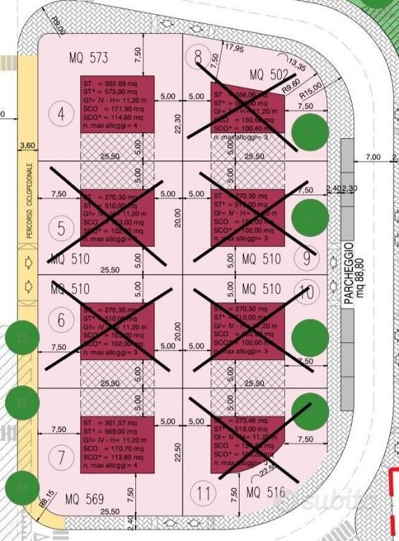 Terreno di 570 m² a Cervia - Vista 2