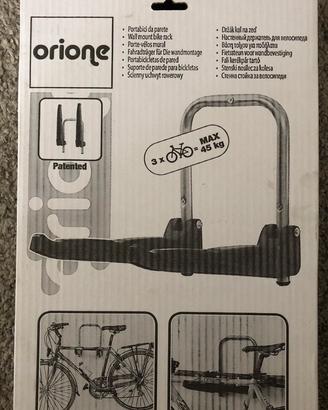 Portabici da parete “Orione” per 3 bici