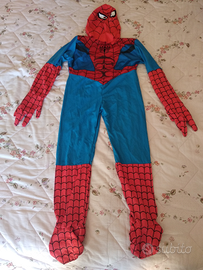 Maschera abito carnevale spiderman