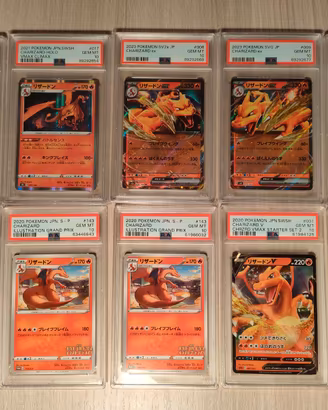 Lotto Charizard PSA 10
