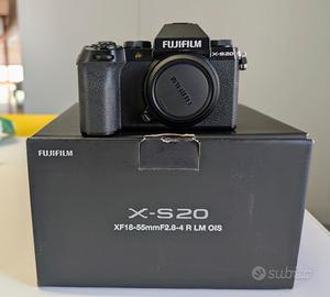 Fujifilm X-S20 Body Nero solo 3.261 scatti mecc