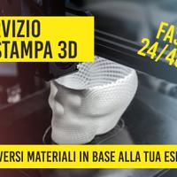 SERVIZIO DI STAMPA 3d