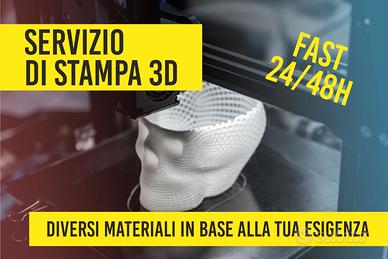 SERVIZIO DI STAMPA 3d