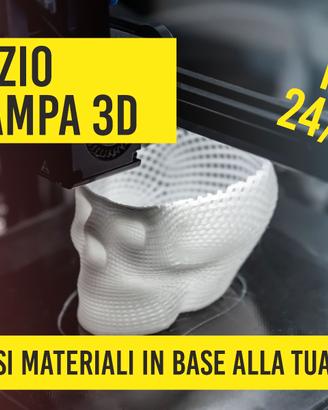 SERVIZIO DI STAMPA 3d