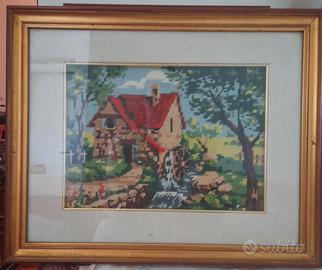 38. quadro realizzato a mezzo punto