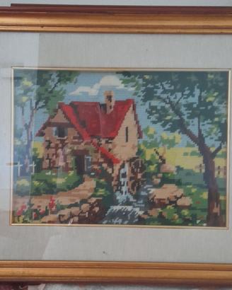 38. quadro realizzato a mezzo punto