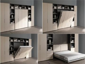 Letto a scomparsa VERTIGO salvaspazio