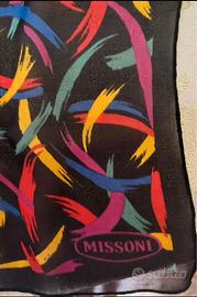 Foulard Missoni originale 100% seta bandana nuovo