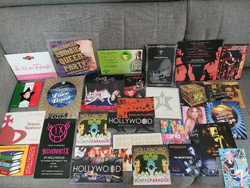 Flyer biglietti discoteche Milano Hollywood  ecc