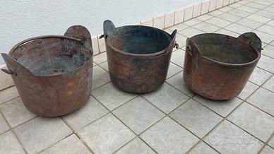 vaso rame per piante 