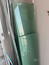 Mensole vetro acidato