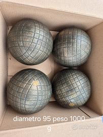 4 bocce da gioco
