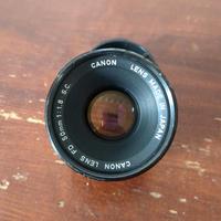 Canon FD 50mm f1.8 e duplicatore 2x Tamron