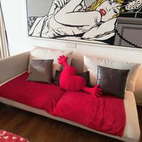 Divano Soderhamn Ikea e pouf