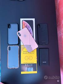 IPhone XS gold 256 gb con accessori